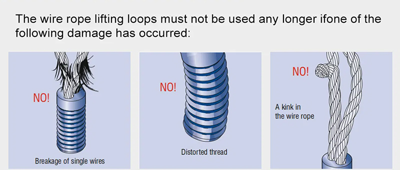 Wire Rope Lifting Loop For Precast Concrete Elements