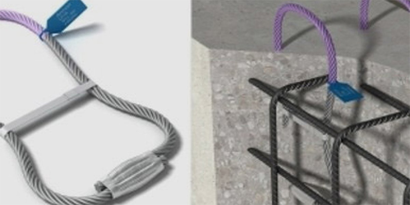 Wire Rope Lifting Loop For Precast Concrete Elements