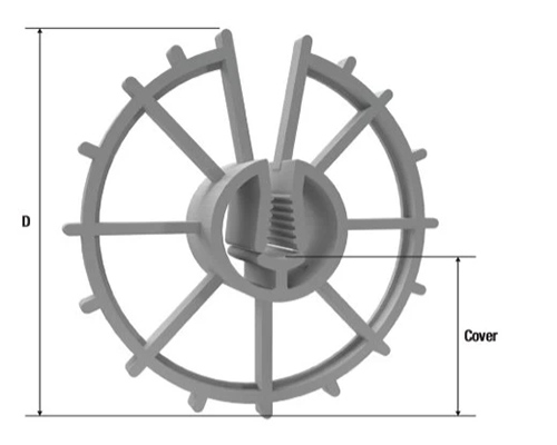 Rebar Spacer Wheels For Precast Concrete