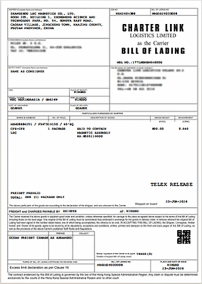 Shipping Notice Shipping Notice